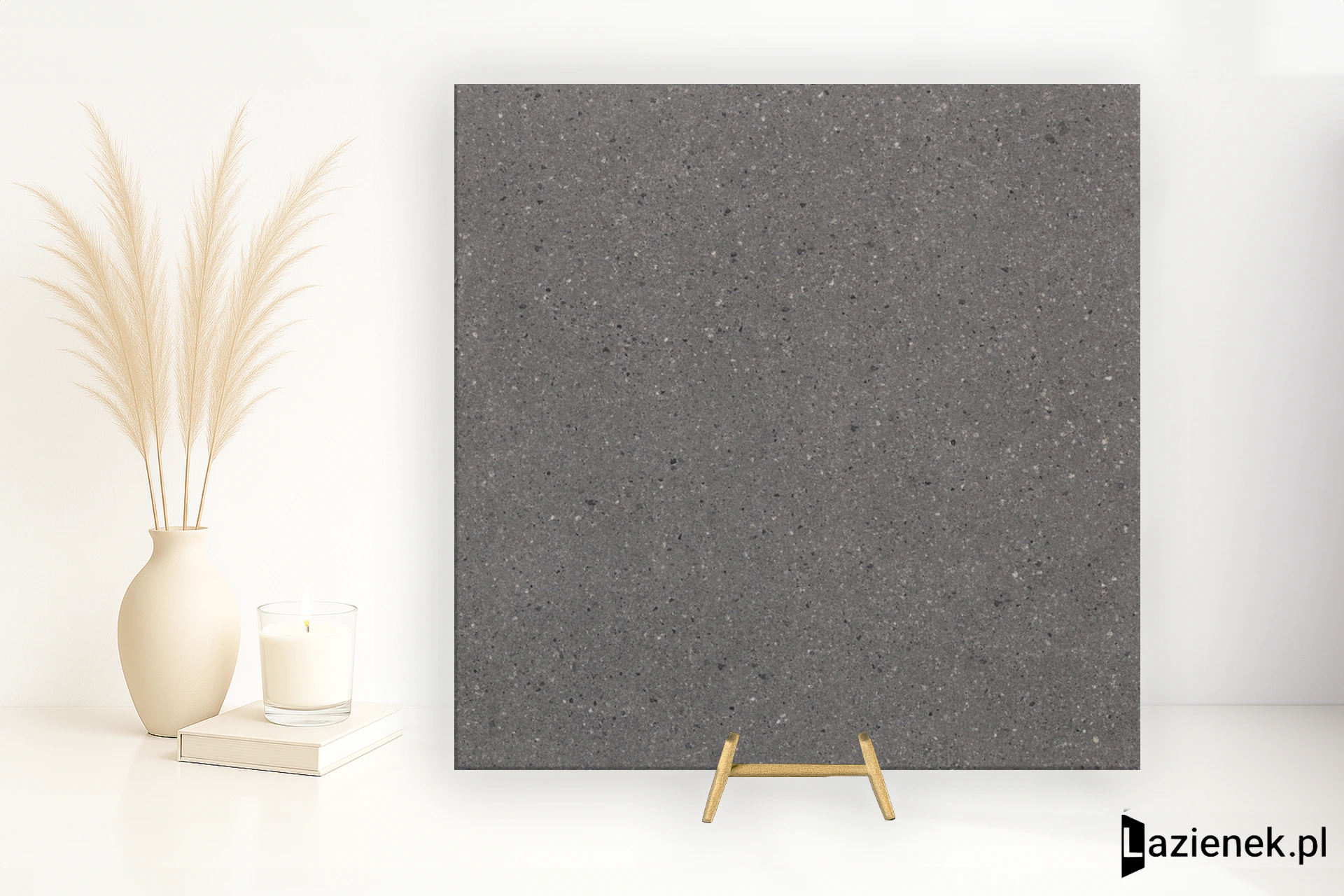 Casalgrande Padana Stonetech Black błyszcząca 60x60 cm gr. 9 mm - płytka rektyfikowana/17740037